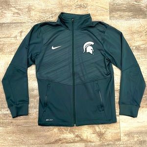 Men’s Nike Dri-Fit Michigan State Zip Pullover Size Small